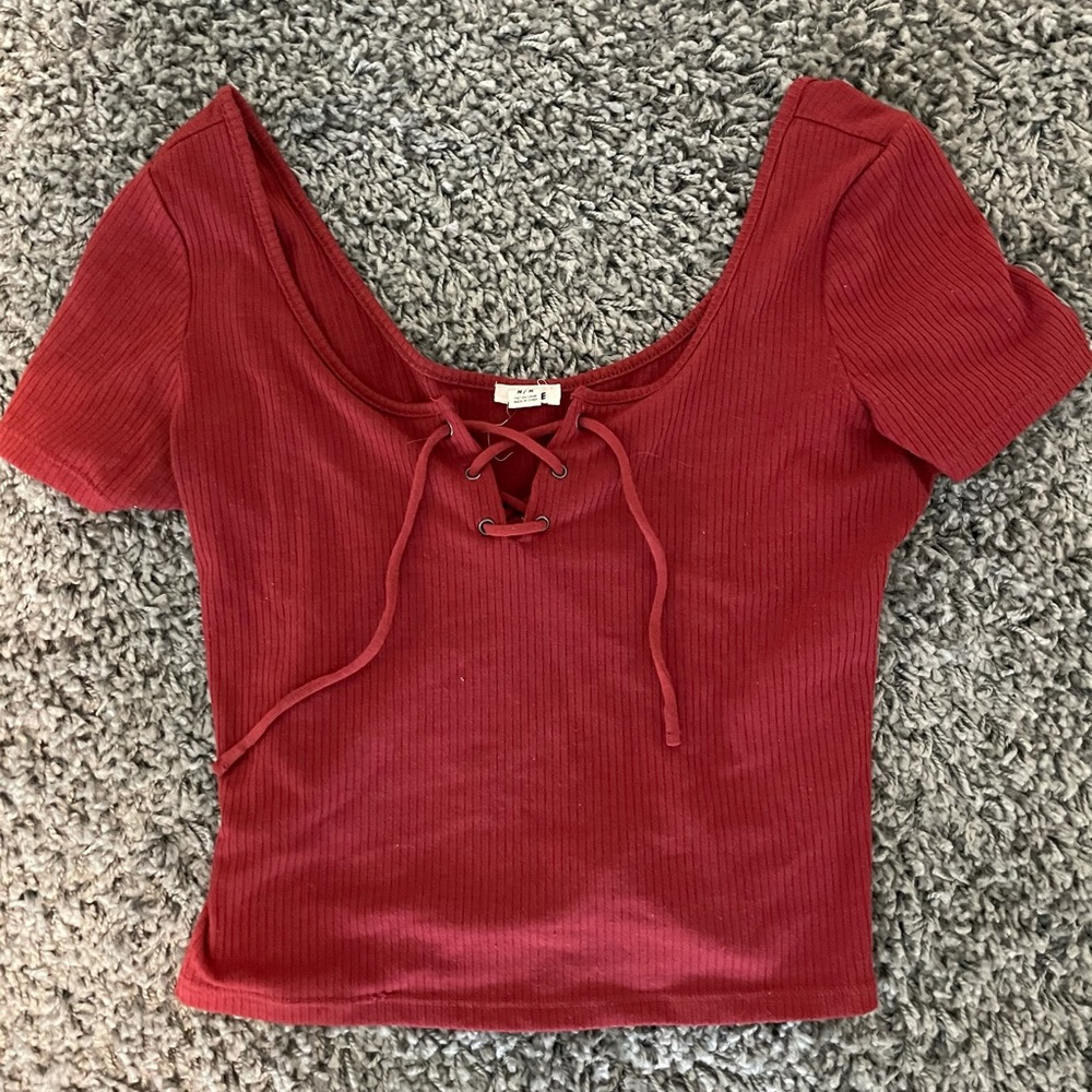 Front tie shirt